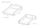 Plan à langer pour commode EKKO Nateo Concept - dimensions