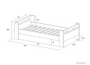 Lit enfant 90x190 LUKA - Dimensions