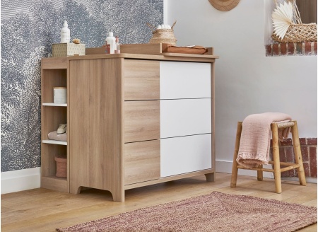 Bibliothèque SALTO Chêne avec accessoires - 1