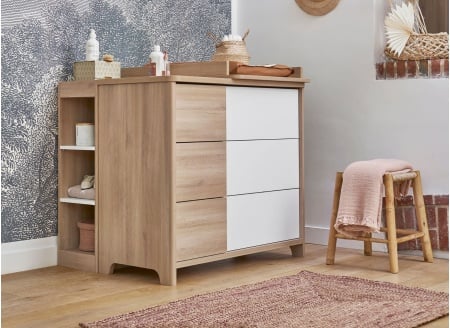 Bibliothèque SALTO Chêne avec accessoires - 1