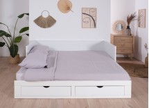 Lit banquette extensible MIHO - Ouvert de face