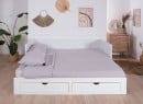 Lit banquette extensible MIHO - Ouvert de face