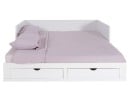 Lit banquette extensible MIHO - Ouvert sur fond blanc