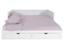 Lit banquette extensible MIHO - Ouvert sur fond blanc