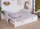Lit banquette extensible MIHO - Ouvert de 3/4