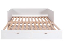 Lit banquette extensible MIHO - Ouvert sans accessoire