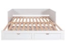 Lit banquette extensible MIHO - Ouvert sans accessoire
