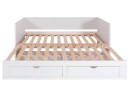 Lit banquette extensible MIHO - Ouvert sans accessoire