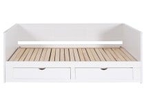 Lit banquette extensible MIHO - Fermé sans accessoire