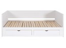 Lit banquette extensible MIHO - Fermé sans accessoire