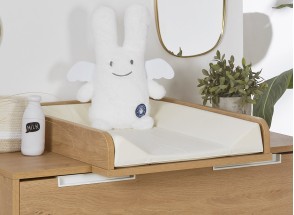 Fasciatoio per comò VINTAGE – Bianco/Rovere