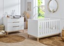 Chambre bébé Duo VOLT - Blanc/Hêtre