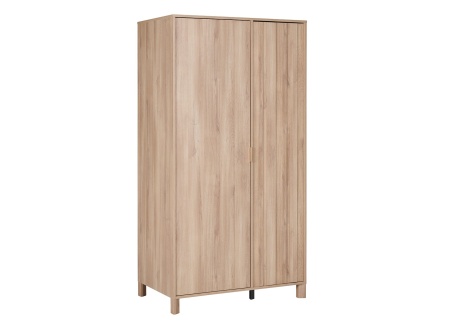 Armoire 2 portes JULIA sur fond blanc