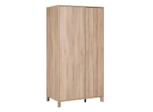 Armoire 2 portes JULIA sur fond blanc