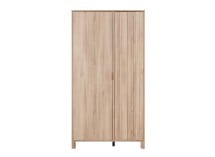 Armoire 2 portes JULIA sur fond blanc de face