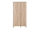 Armoire 2 portes JULIA sur fond blanc de face