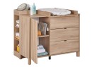 Commode JULIA avec plan à langer et bibliothèque