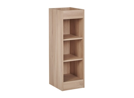 Petite bibliothèque mobile JULIA sur fond blanc sans accessoire