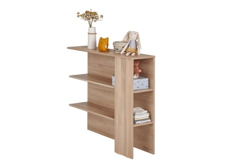 Tête de lit bébé évolutif JULIA - Fond blanc avec accessoires