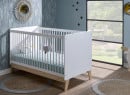 Chambre bébé complète HAXO - Blanc/Pin  - 6
