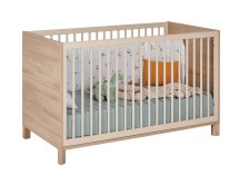 Lit bébé évolutif JULIA - Fond blanc