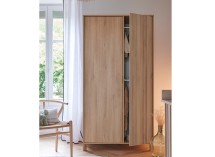Armoire 2 portes JULIA sur fond ambiance -1