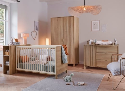 Chambre bébé complète JULIA - Fond ambiance
