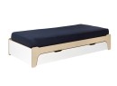 Lit enfant 90x190 KALIX - Blanc/Bois Nateo Concept - 8