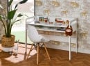 Bureau enfant à casier LEVIS Blanc - 1