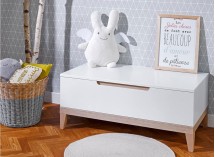Coffre à jouet VOLT Blanc/Hêtre - 3
