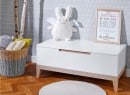 Coffre à jouet VOLT Blanc/Hêtre - 3