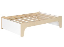 Lit Montessori 90x140 KALIX Blanc/Bois - 5