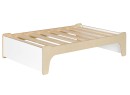 Lit Montessori 90x140 KALIX Blanc/Bois - 5