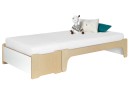 Lit Montessori 90x140 KALIX Blanc/Bois - 8