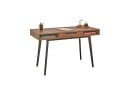 Bureau en bois 1 tiroir VINTAGE - Noyer - 4