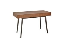 Bureau en bois 1 tiroir VINTAGE - Noyer - 5