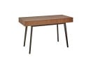 Bureau en bois 1 tiroir VINTAGE - Noyer - 5