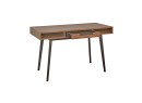 Bureau en bois 1 tiroir VINTAGE - Noyer - 6