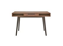 Bureau en bois 1 tiroir VINTAGE - Noyer - 7