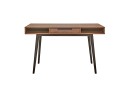 Bureau en bois 1 tiroir VINTAGE - Noyer - 7