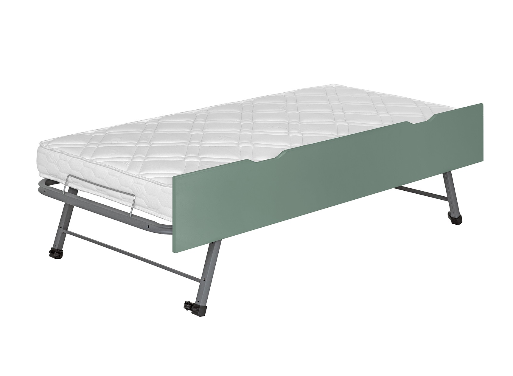 Tiroir gigogne 90x190 BRISBANE Kaki - 1