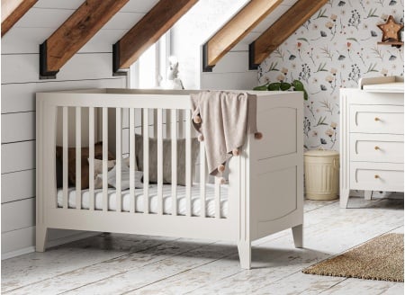 Lit bébé évolutif 70x140 MILENNE Blanc - 1