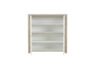 Commode 4 portes OLYMPE Blanc/Bois - 4