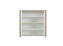 Commode 4 portes OLYMPE Blanc/Bois - 4