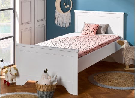 Lit enfant 90x190 SPARTE Blanc - 1