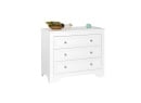 Commode 3 tiroirs SPARTE Blanc - 2