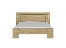 Lit double 160x200 avec tête de lit OSCAR Chêne - 5