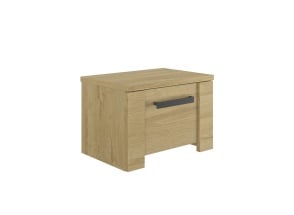 Mesa de noche OSCAR con 1 cajón - Roble
