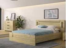 Commode 3 tiroirs OSCAR Chêne - 4