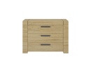 Commode 3 tiroirs OSCAR Chêne - 1